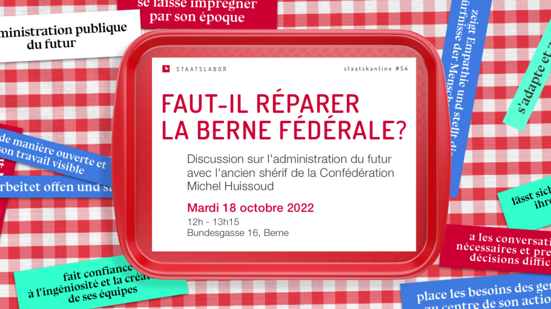 Flyer staatskantine #54 FR