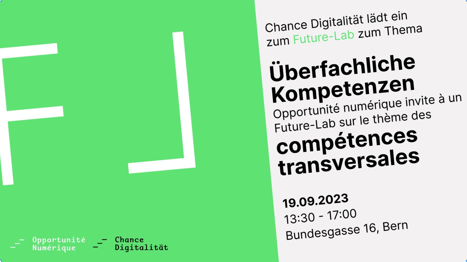 Flyer für die Veranstaltung Future-Lab
