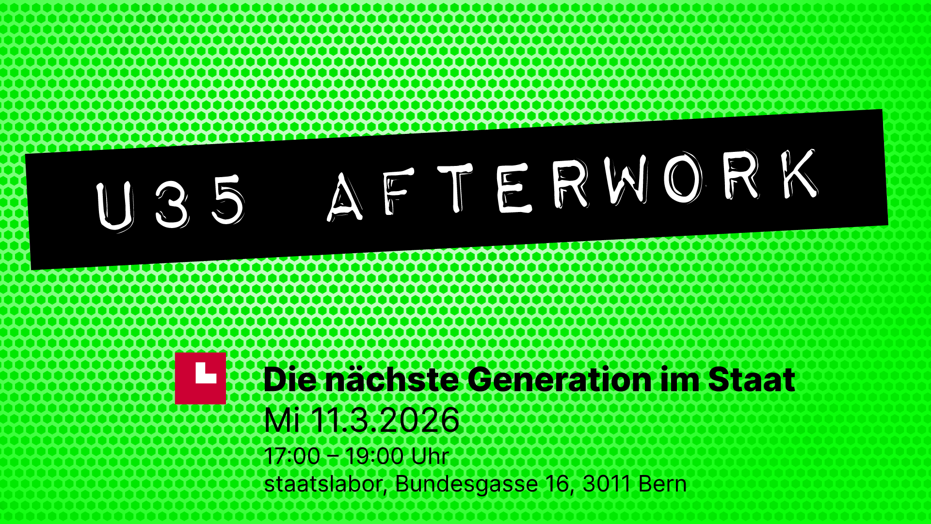 Flyer Afterwork-Event 11.03.