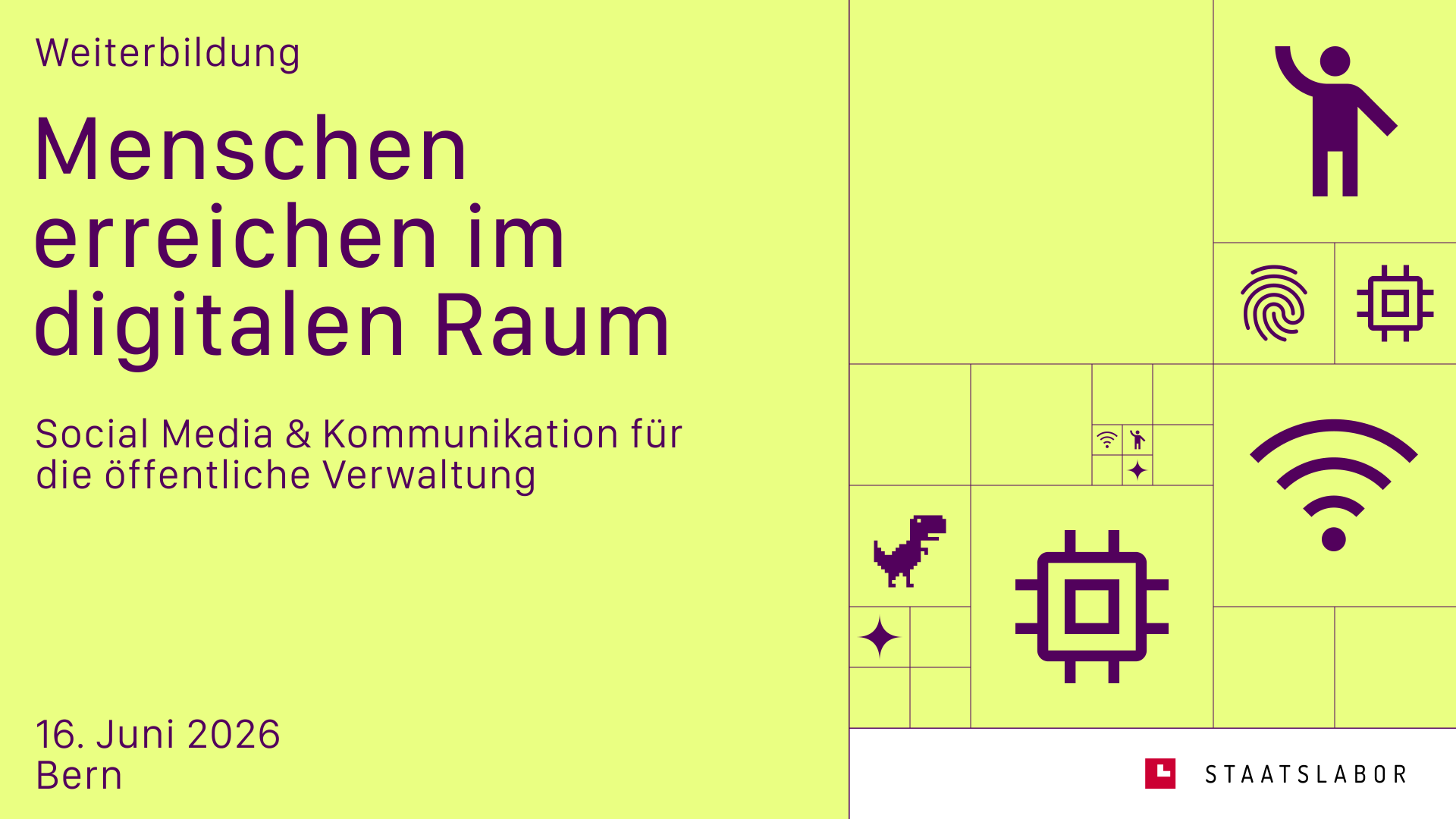 Flyer Social Media Weiterbildung