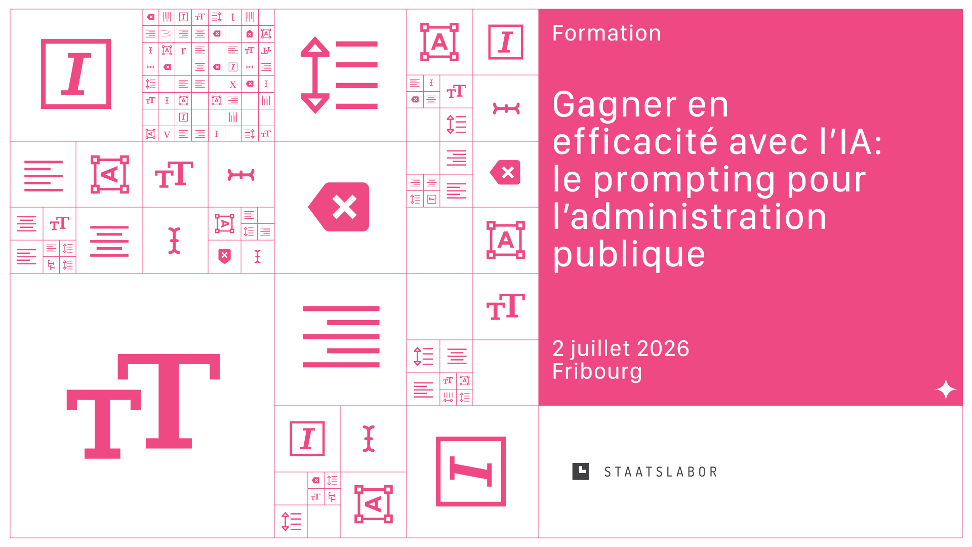 Flyer Prompting Weiterbildung in Fribourg