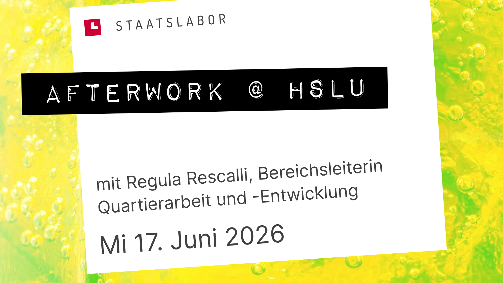 flyer afterwork-event luzern