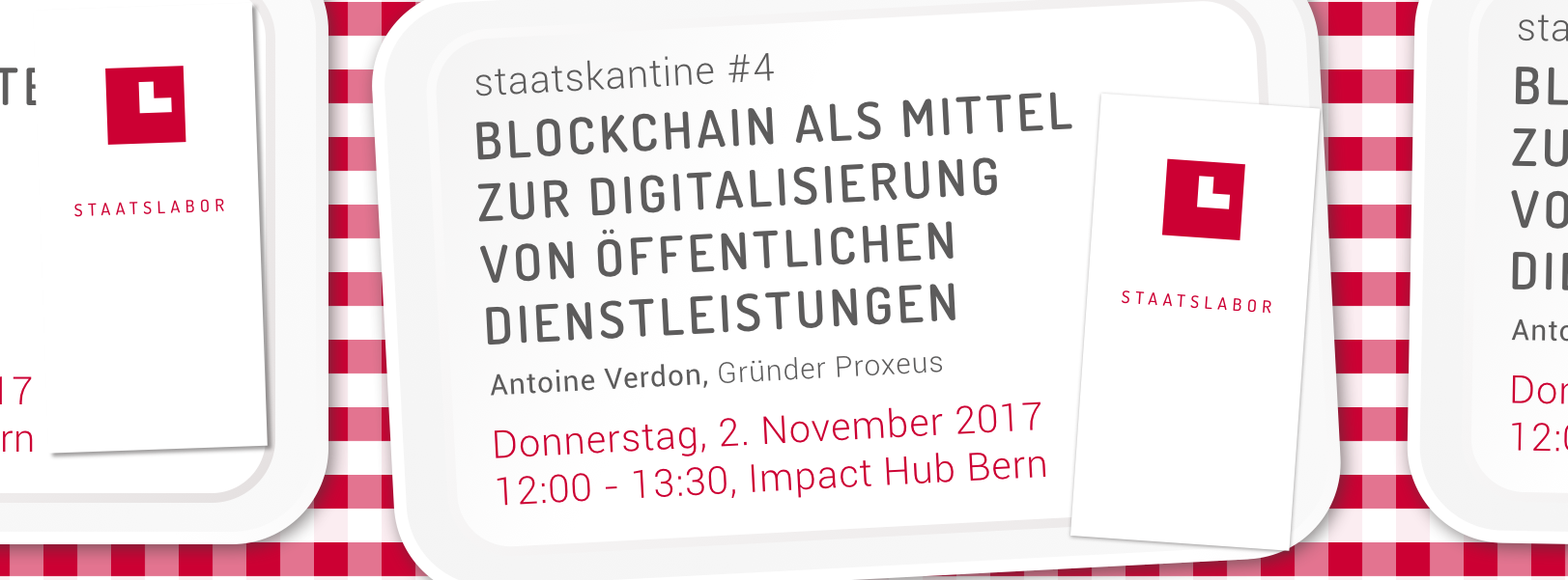 Flyer staatskantine 4 Blockchain als Mittel zur Digitalisierung von öffentlichen Dienstleistungen
