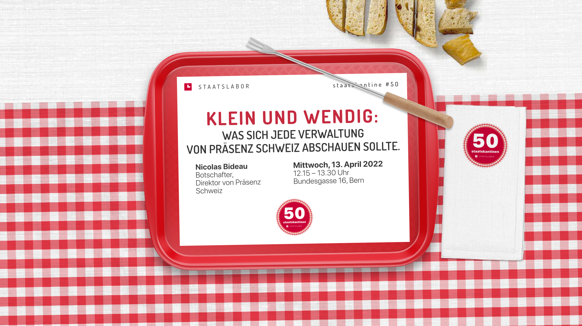 Staatskantine 50 Flyer