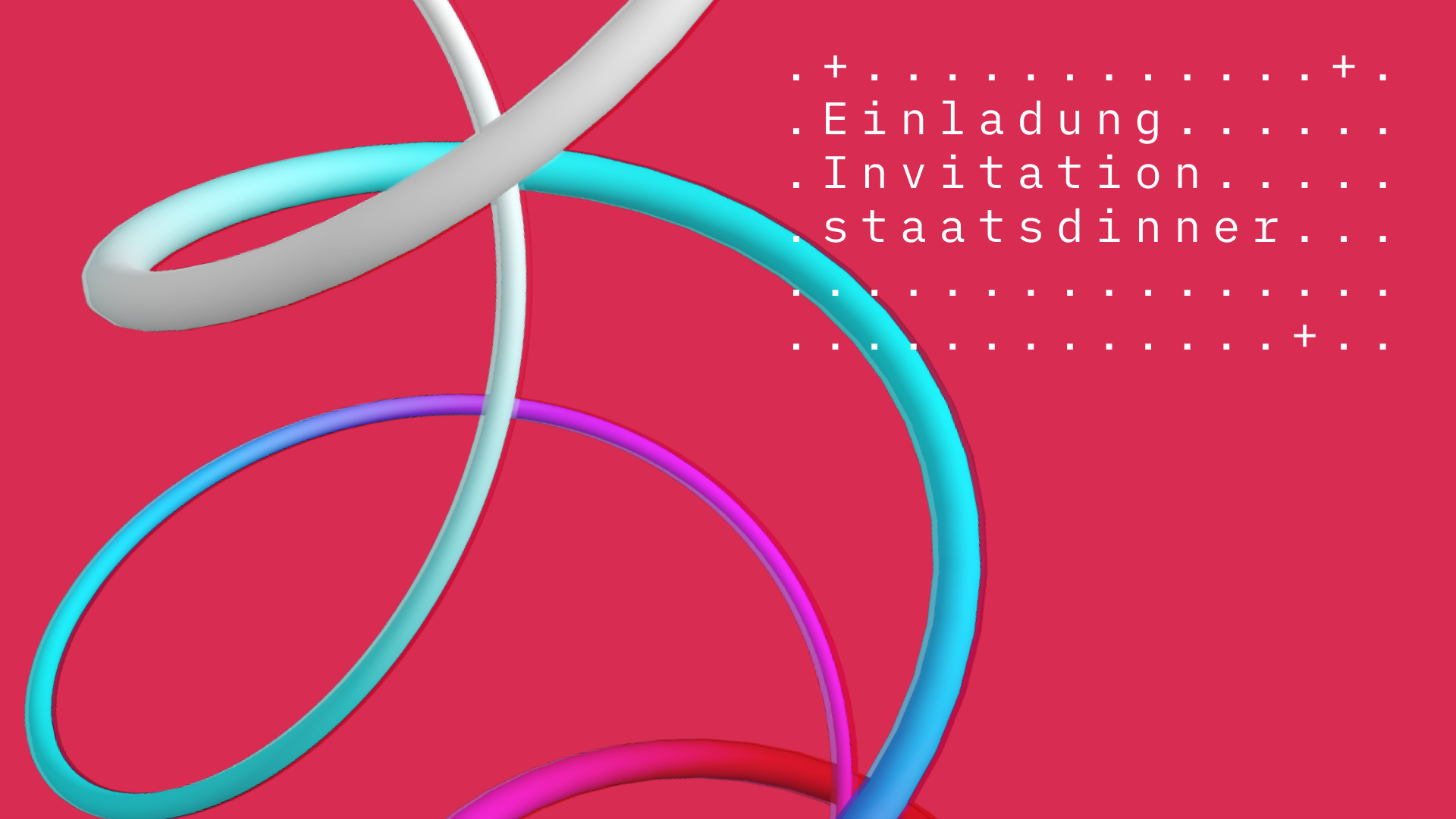 Flyer staatsdinner