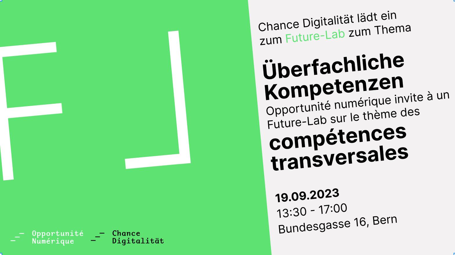 Flyer für die Veranstaltung Future-Lab