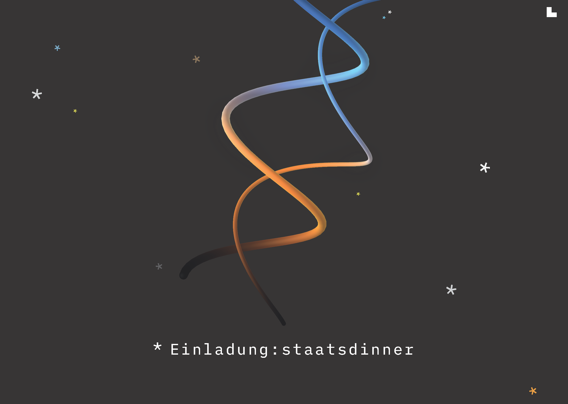 2. staatsdinner Flyer