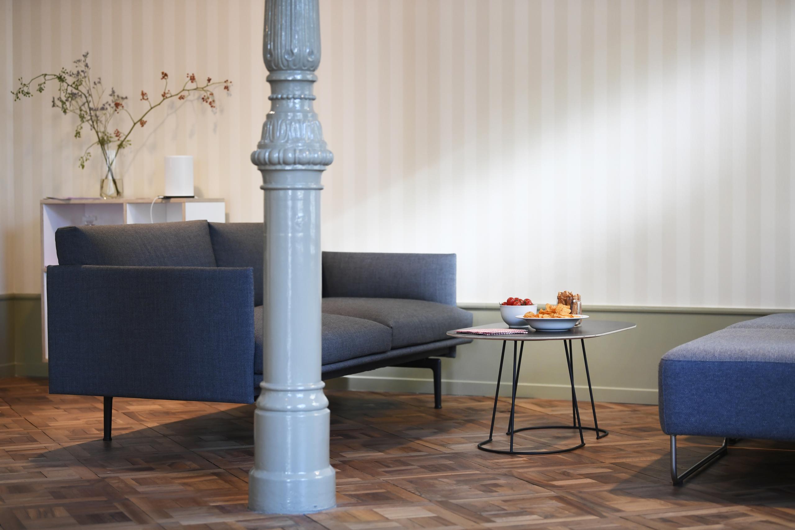 Seating area of staatslabor office.