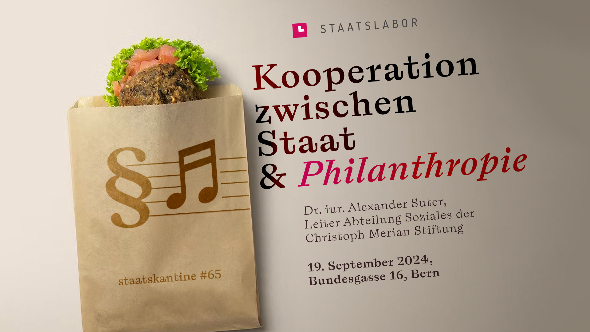 Flyer der staatskantine #65