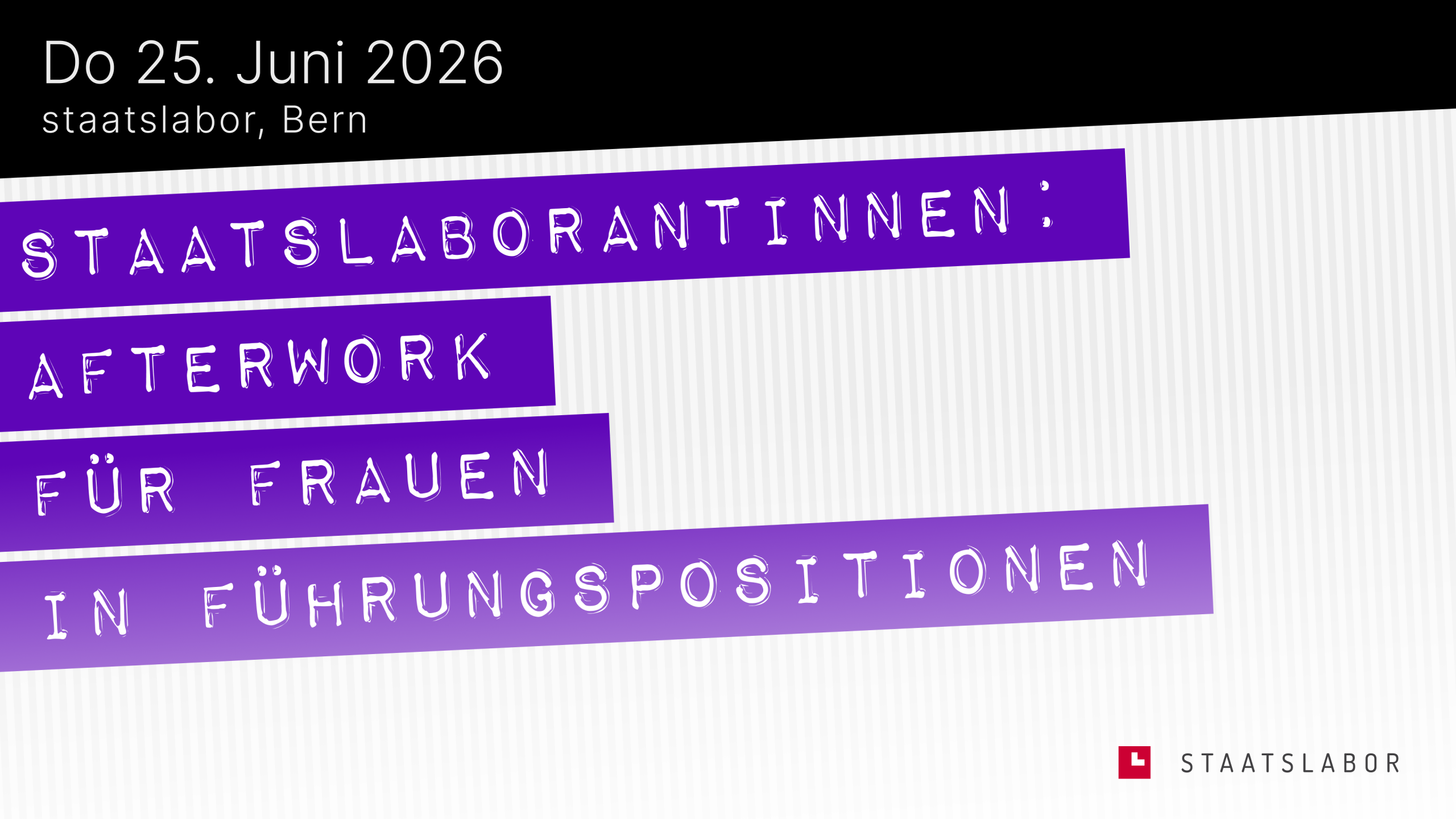 Flyer Frauen in Führungspositionen-Event