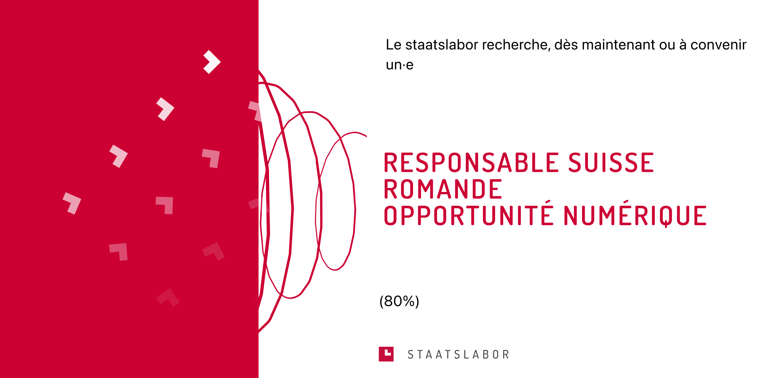 Responsable Suisse romande Opportunité numérique (80%)